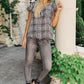 Plaid Ruffled Top