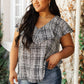 Plaid Ruffled Top