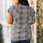 Plaid Ruffled Top