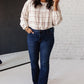 Playing In Plaid Top