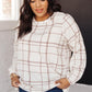 Playing In Plaid Top