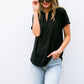 Pleasant Surprise Top In Black