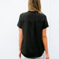Pleasant Surprise Top In Black