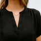 Pleasant Surprise Top In Black