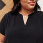 Pleasant Surprise Top In Black