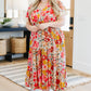 Please Don't Go Floral Midi Dress