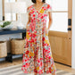 Please Don't Go Floral Midi Dress