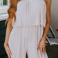 Pleased to Hear It Plisse Jumpsuit