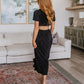 Pocket Full of Sunshine Plisse Maxi Dress
