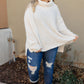 Popcorn And A Movie Sweater in Ivory