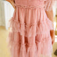 Pretty In Pink Tiered Dress