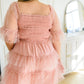 Pretty In Pink Tiered Dress
