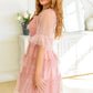 Pretty In Pink Tiered Dress