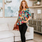 Pretty in Paradise Floral Blouse