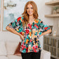 Pretty in Paradise Floral Blouse