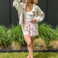 Prim & Pretty Gingham Tie Shorts