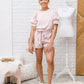 Prim & Pretty Gingham Tie Shorts