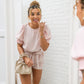 Prim & Pretty Gingham Tie Shorts