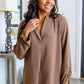 Professionally Perfect Ruched Sleeve Blouse
