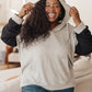 Pull Up Your Sleeves Color Block Hoodie