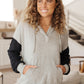 Pull Up Your Sleeves Color Block Hoodie
