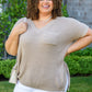 Pure Bliss Knit Top In Taupe