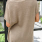 Pure Bliss Knit Top In Taupe