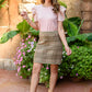 Rock On Puff Sleeve Top in Blush