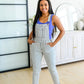 Railroad Stripe Overalls