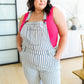 Railroad Stripe Overalls