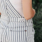 Railroad Stripe Overalls