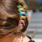 Rainbow Jelly Claw Clip Set of 4
