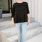 Raven Ruffles Top