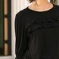 Raven Ruffles Top