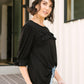 Raven Ruffles Top