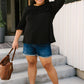 Raven Ruffles Top