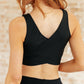 Read My Mind V-Neck Cropped Tank