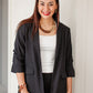 Ready for Takeoff Blazer in Black