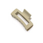 Rectangle Claw Clip in Matte Ivory