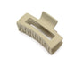Rectangle Claw Clip in Matte Ivory