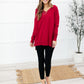 Red Carpet Tunic Top