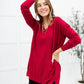 Red Carpet Tunic Top