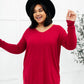 Red Carpet Tunic Top