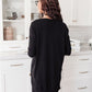 Red Carpet Tunic Top In Black