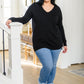 Red Carpet Tunic Top In Black