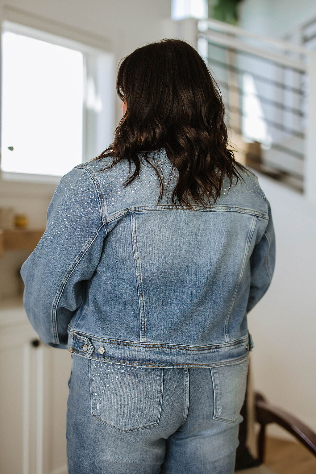 Judy Blue Rhinestone Denim Jacket