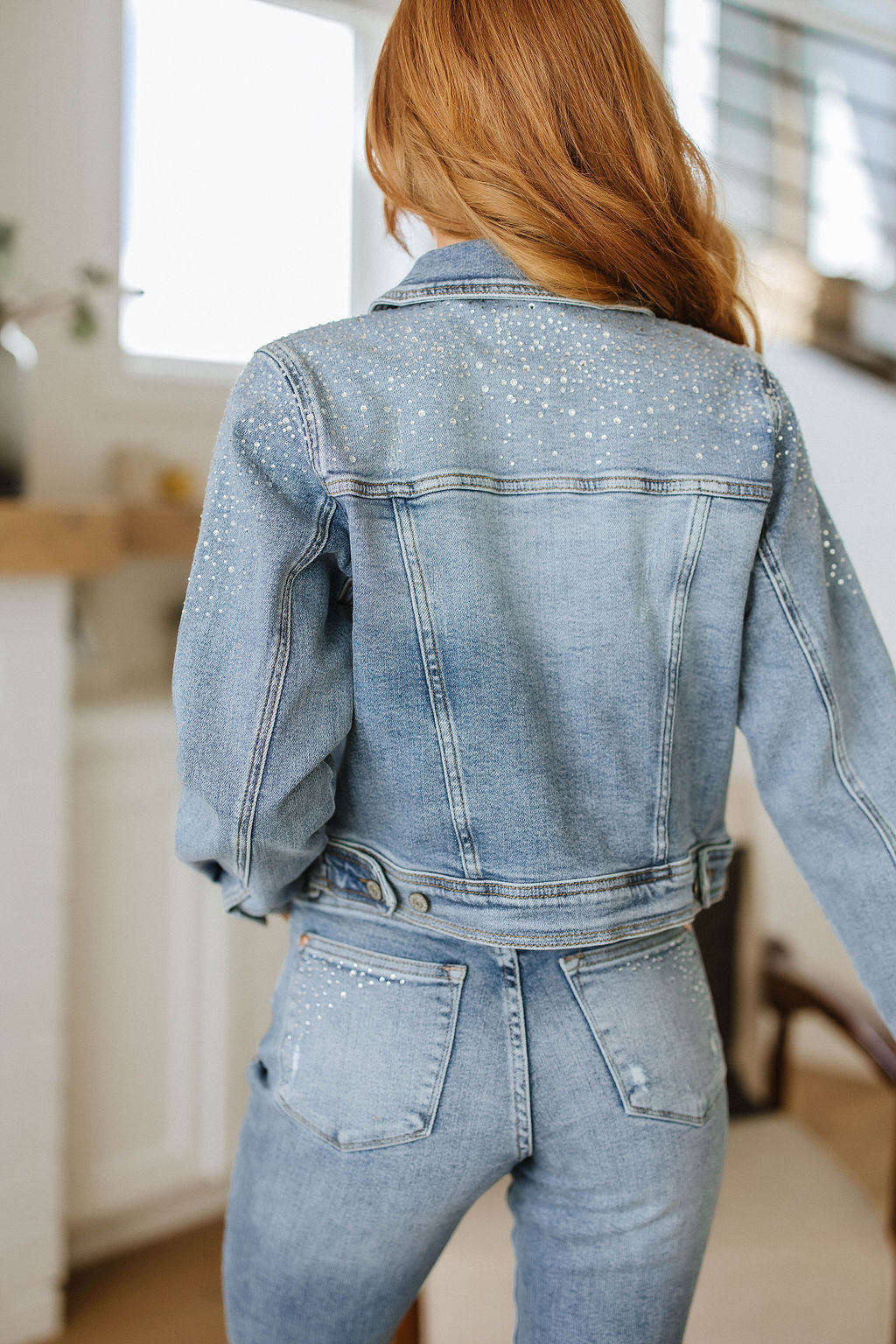 Judy Blue Rhinestone Denim Jacket
