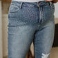 Judy Blue Rhinestone Slim Fit Jeans