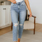 Judy Blue Rhinestone Slim Fit Jeans