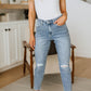 Judy Blue Rhinestone Slim Fit Jeans